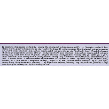 WHISKAS Mišrių Skonių Pakuotė Katėms 40x85g