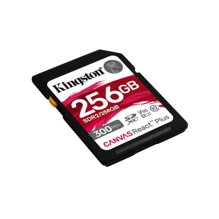 Kingston SDXC Canvas React Plus 256 GB SD UHS-II Klasės 10