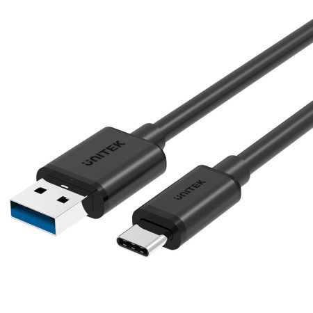 Unitek USB-A - USB-C 1.0m juodas