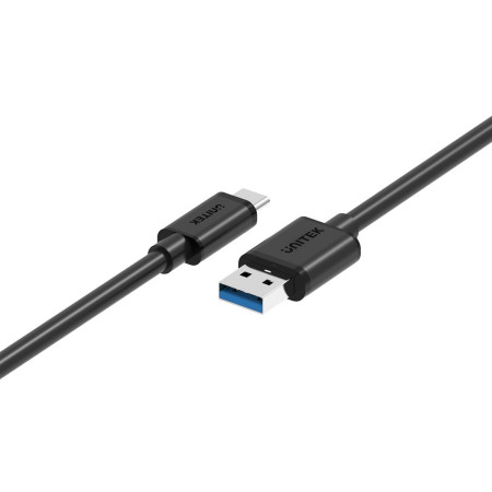 Unitek USB-A - USB-C 1.0m juodas