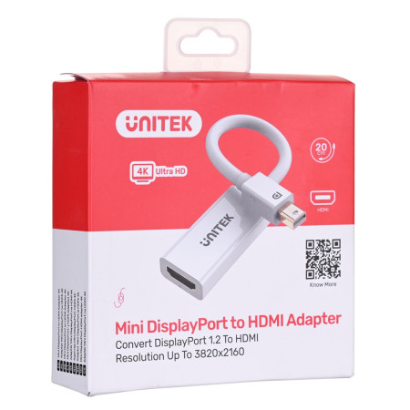 Unitek miniDisplayPort į HDMI 0.2m