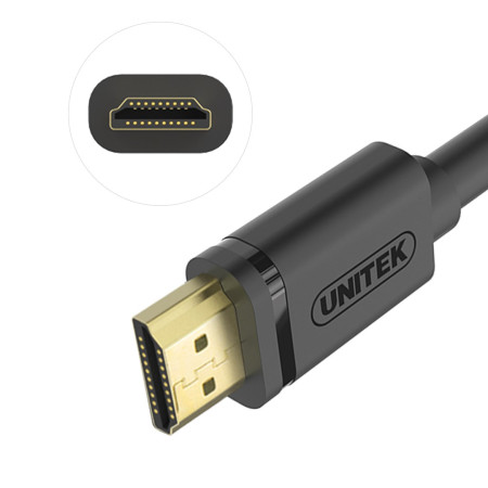 Unitek HDMI 2.0 kabelis 2.0m, juodas