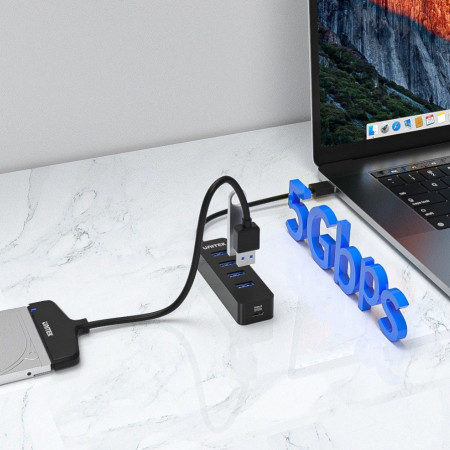 Unitek USB-A hub su 4 USB 3.0 prievadais