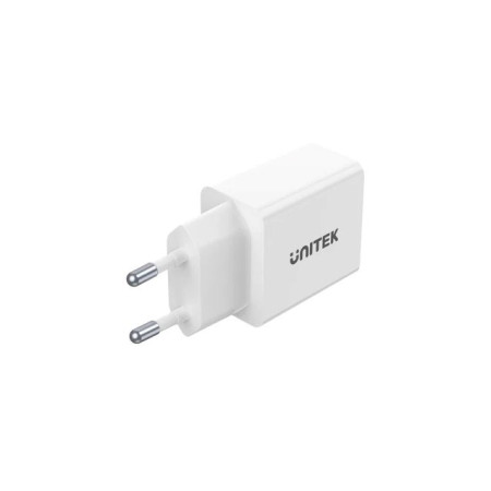 Unitek 2x USB-A 12 W baltas įkroviklis