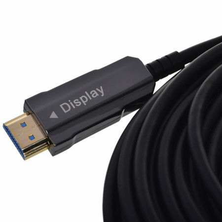 Unitek HDMI 2.0 optinis kabelis 4K 60Hz 20m juodas