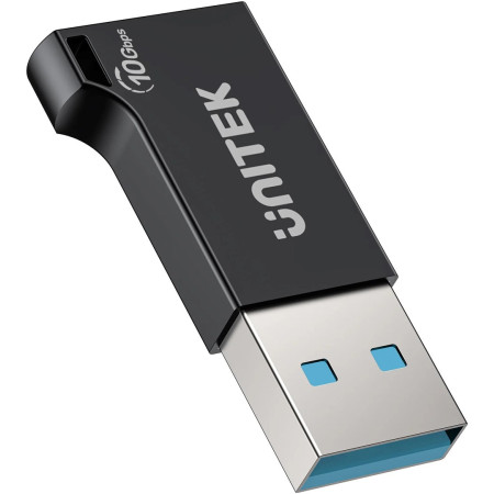Unitek USB-A į USB-C adapteris 10Gbps, juodas