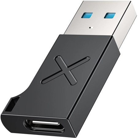 Unitek USB-A į USB-C adapteris 10Gbps, juodas