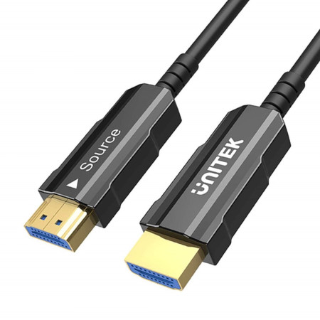 Unitek HDMI 2.0 AOC optinis kabelis 4K 60Hz, 20 m