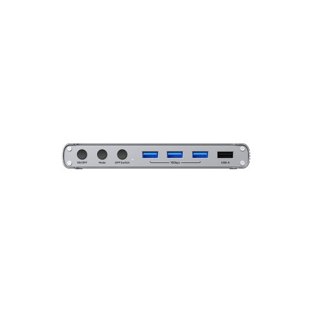 Unitek KVM perjungiklis USB-C 10Gbps su HDMI