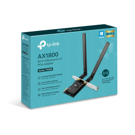 TP-Link Archer TX20E Vidinis WLAN / Bluetooth 1800 Mbit/ai