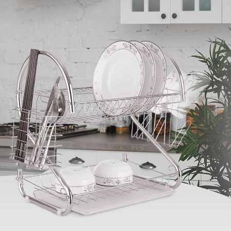 Indų džiovykla 53cm MR-1025-53 sidabrinė