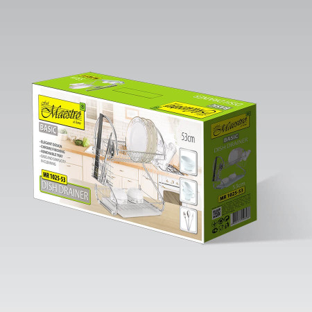 Indų džiovykla 53cm MR-1025-53 sidabrinė