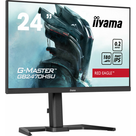iiyama G-MASTER GB2470HSU-B6 kompiuterio monitorius 60,5 cm (23.8") 1920 x 1080 pikseliai Full HD LCD Juoda