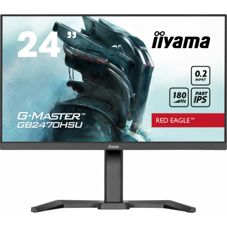 iiyama G-MASTER GB2470HSU-B6 kompiuterio monitorius 60,5 cm (23.8") 1920 x 1080 pikseliai Full HD LCD Juoda