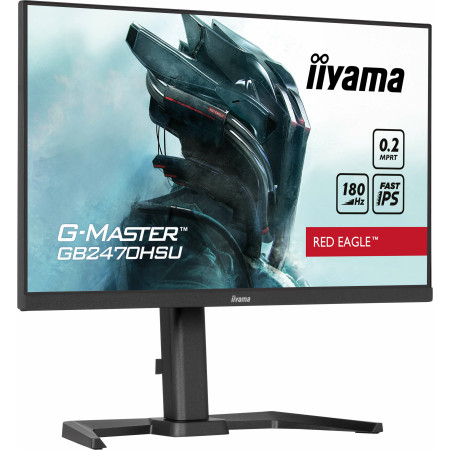 iiyama G-MASTER GB2470HSU-B6 kompiuterio monitorius 60,5 cm (23.8") 1920 x 1080 pikseliai Full HD LCD Juoda