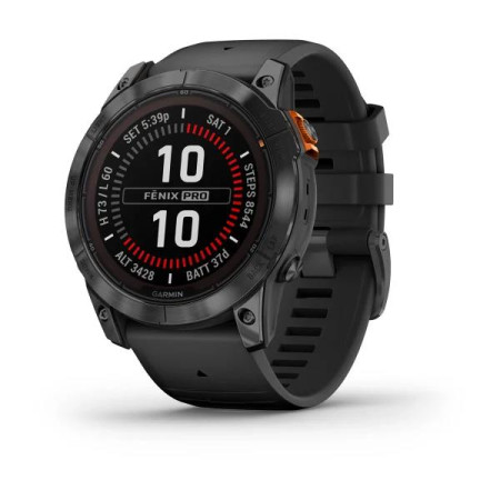 Garmin Fenix 7X Pro Solar išmanusis laikrodis - juodas / pilkas