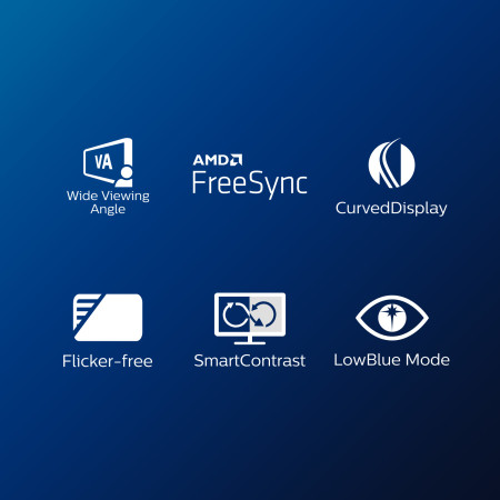 Philips 322E1C - 31,5 colių Full HD monitorius