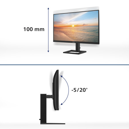 Philips 27E1N1800AE/00 - 27 colių IPS monitorius, 60Hz, 4K