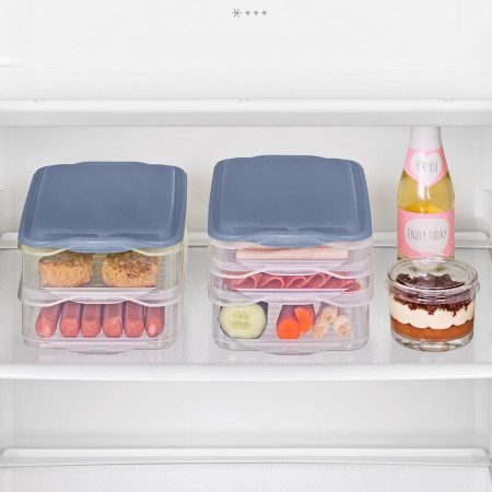 Rotho Rondo 2 x 750 ml Mėlynas