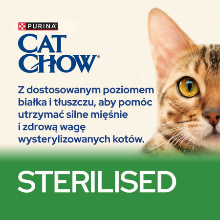 PURINA CAT CHOW Sterilizuoti 1,5kg