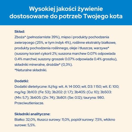 Purina Cat Chow Special Care 3in1 - sausa maistas katėms - 1,5 kg