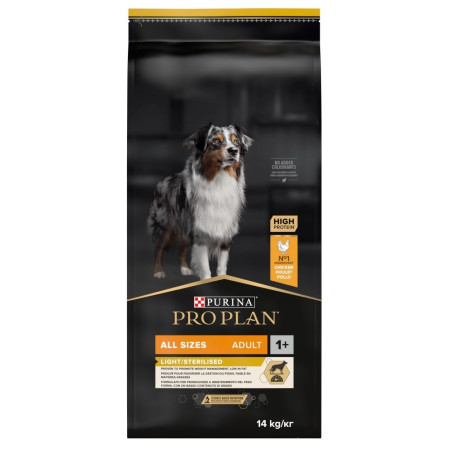 Purina Pro Plan Suaugusiems Lengviems/Sterilizuotiems 14kg