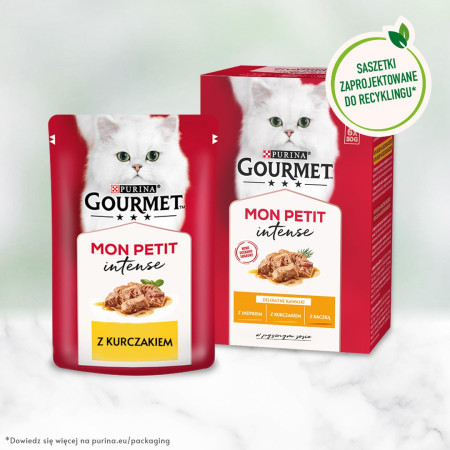 Purina Gourmet Mon Petit Mix Drobiowy 6 x 50 g