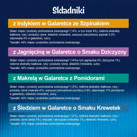 Purina Karma Felix Sensations su kalakutiena, skumbre ir aviena 12x85g