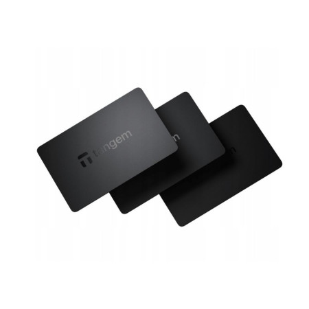 Tangem kortelės piniginė 2.0 juoda - 3 kortelių rinkinys
