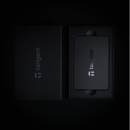 Tangem kortelės piniginė 2.0 juoda - 3 kortelių rinkinys