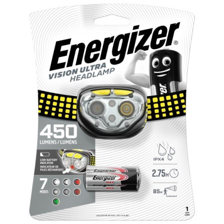 Energizer CZOLOVOS LAMPOS HEADLIGHT VISION ULTRA 450 lm