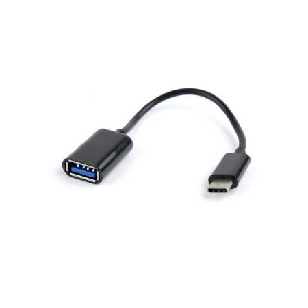 USB2 į USB-C OTG adapteris juodas