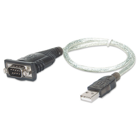 USB į RS232/DB9 M/M konverteris su 45cm kabeliu PL2303