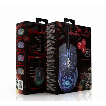 USB Optinė Žaidimų Pelė