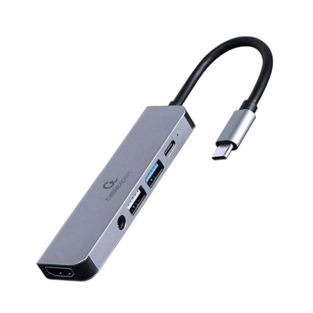 USB-C į HDMI/USB3/5in1 adapteris GEMBIRD