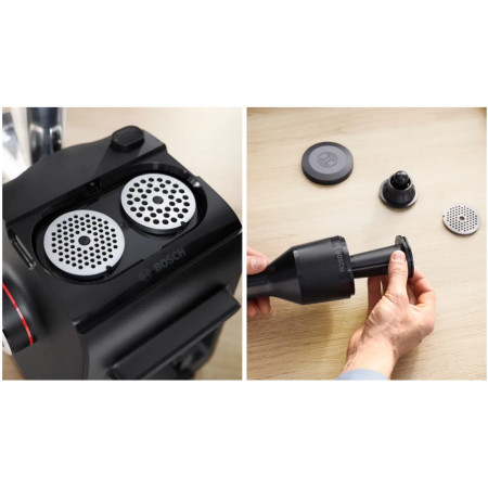 Bosch Serie 4 MFWS440B Mėsmalė 1900 W Juoda, Sidabras