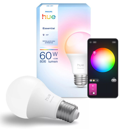 Philips Hue Essential A60 Išmanioji lemputė E27 8W