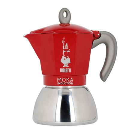 Bialetti Moka Induction 6TZ (300ml) Raudona