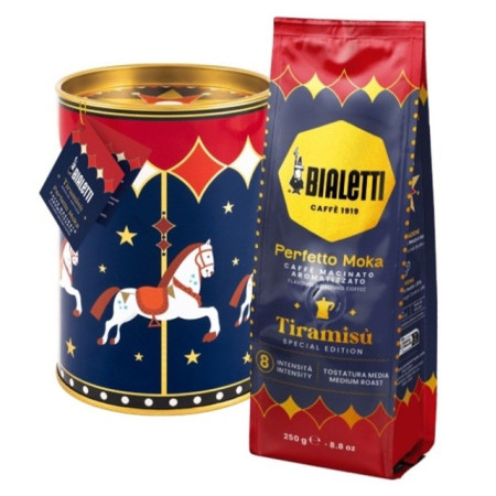 Bialetti Macinato Tiramisu Joyful Christmas Espresso malta kava 250 g