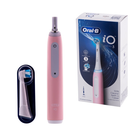 Oral-B iO 3 Blush Pink dantų šepetėlis