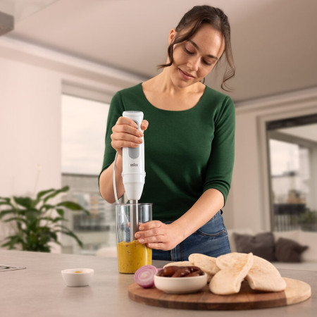 Braun Multi Quick 5 MQ 50001M baltas rankinis blenderis