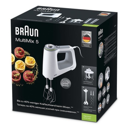 Braun MultiMix 5 HM5137WH balta