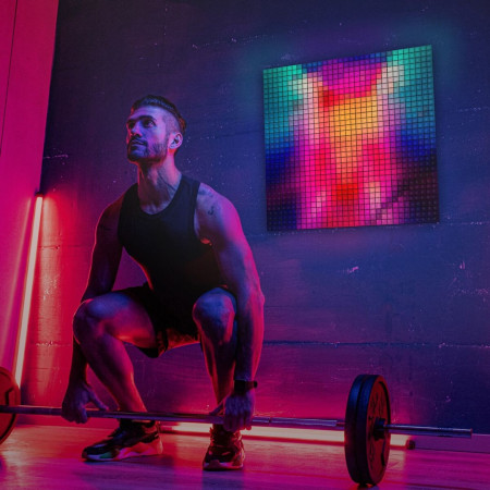 Twinkly kvadratų komplektas 6 blokai x 64 pikseliai RGB