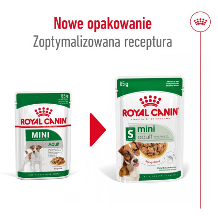 Royal Canin SHN Mini Adult - šlapia maistas suaugusiems šunims - 12x85g