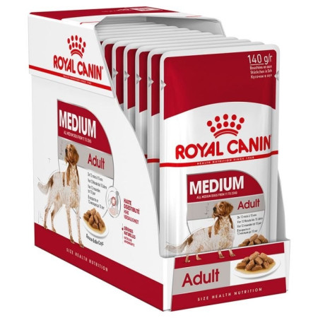 Royal Canin SHN Medium Adult - šlapia maistas suaugusiems šunims - 10x140g