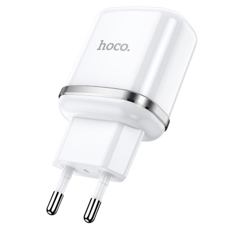 Įkroviklis Hoco N4 12W 2xUSB-A baltas