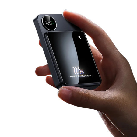 Reach RR-H211 10000mAh juoda išorinė baterija