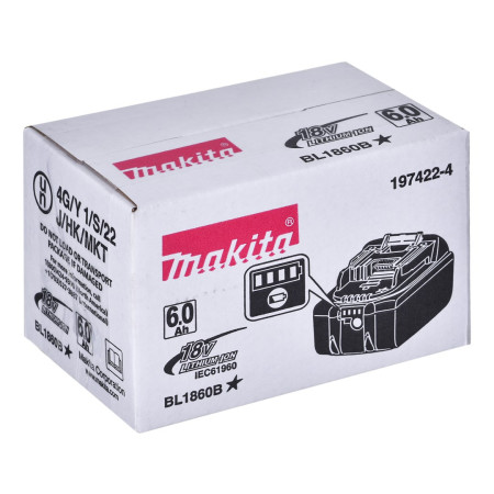 Makita BL1860B 18 V elektrinių įrankių akumuliatorius