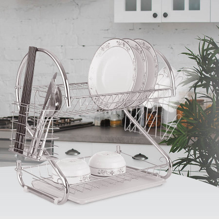 Indų džiovinimo stovas 38 cm MAESTRO MR-1025-38 Sidabrinis