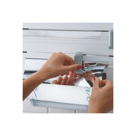 Leifheit 25703 popierinių rankšluosčių laikiklis Sieninis Pilka, Balta